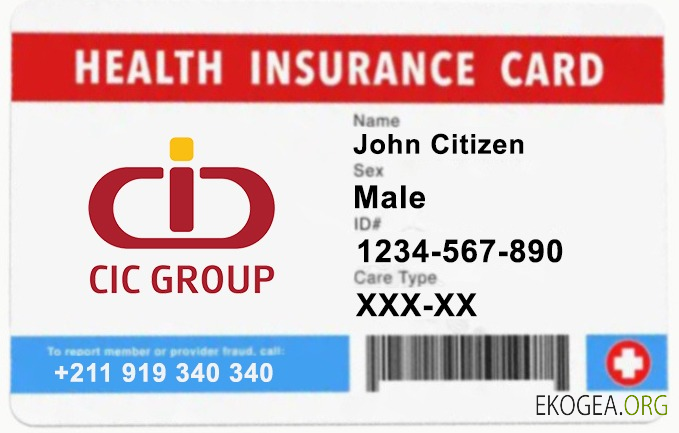 Carte d'assurance maladie du Soudan du Sud